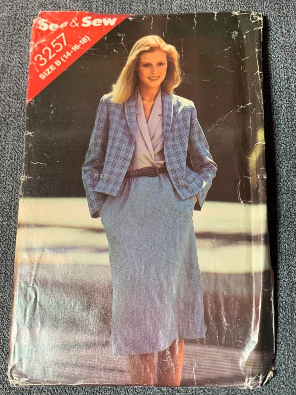 Butterick See & Sew 3257 Misses Coat Skirt Pattern Size 14-16-18 Uncut